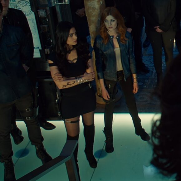 Alexander Wang Slit Sleeve Knit Dress ASO Isabelle Lightwood - Picture 9 of 9